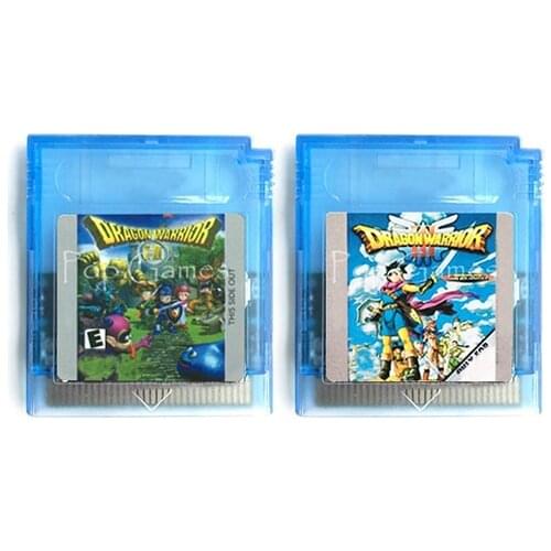 Dragon Warrior 1 + 2 or Dragon Warrior 3 English Language Game Cartridge for 32 Bit Game Console