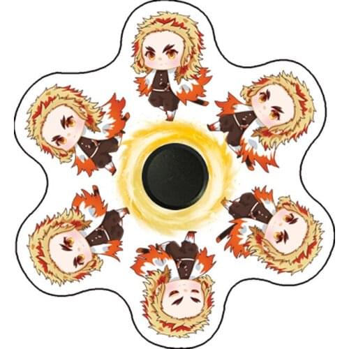 Anime Demon Slayer Figure Spinningtop Kimetsu No Yaiba Cosplay Props Kamado Tanjirou Rengoku Kyoujurou Accessories Collect Gift