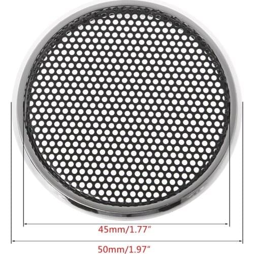 2021 New 2 Pcs 50mm Speaker Steel Mesh Round Grill Protective Cover Decorative Circle
