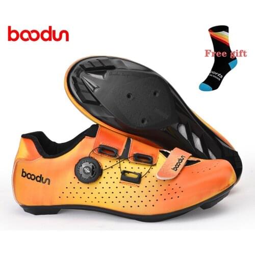 BOODUN professional MTB Road Bike shoes comfortable breathable cycling lock shoes non-slip wear-resistant nylon cycling shoes