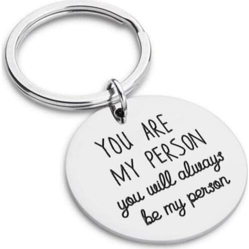 Couples Keychain for Best Friend Girlfriend Boyfriend Sister Brother Birthday Wedding Anniversary Husband Wife Key Ring