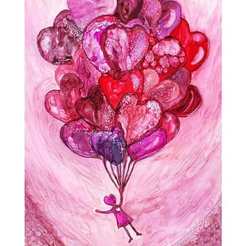 Full Square/Round Circular 5D Diamond Painting Dream Balloon Diamond Embroidery Full Display Cross Stitch Diamond Home Decor