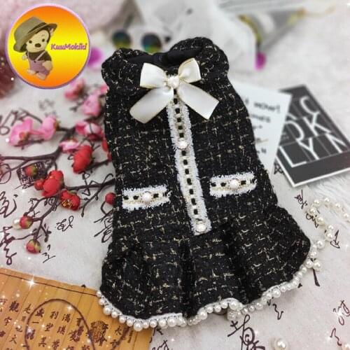 Luxcury handmade dog clothes vintage C style Dog Dress Dresses Pet Skirt Skirts cat Dog Pet Apparel Maltese clothing