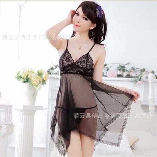 5 colors lenceria baby doll sexy lingerie hot lingerie sexo Latex Nightdress sexy underwear