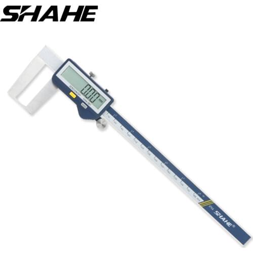 Shahe150/200/300mm Stainless Steel Outside Groove Caliper Digital Caliper with Extra-Large LCD Screen Measuring Tool Caliper