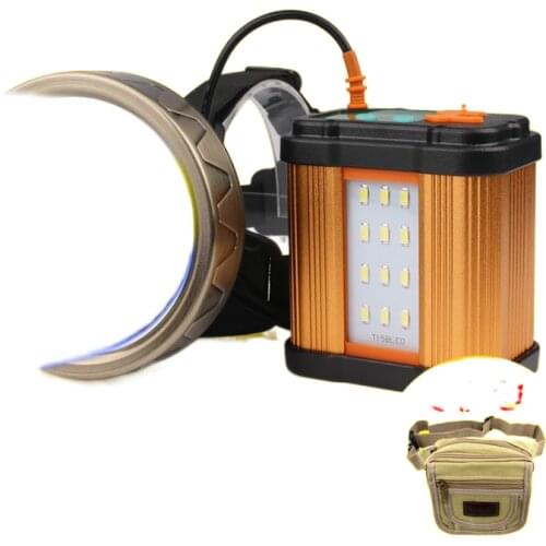 Light split charging long-range 3000 meters waist hanging headlight lamp wearing night fishing light xenon lamp Bai Huangguang