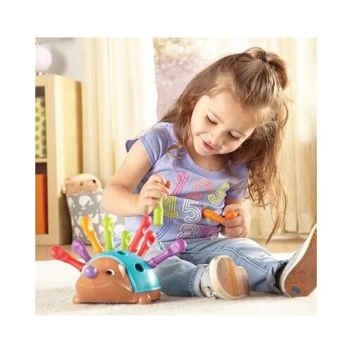 Fight Inserted Hedgehog Baby Training Focused on Childrens Fine Motor Hand-Eye Coordination Educational Toy