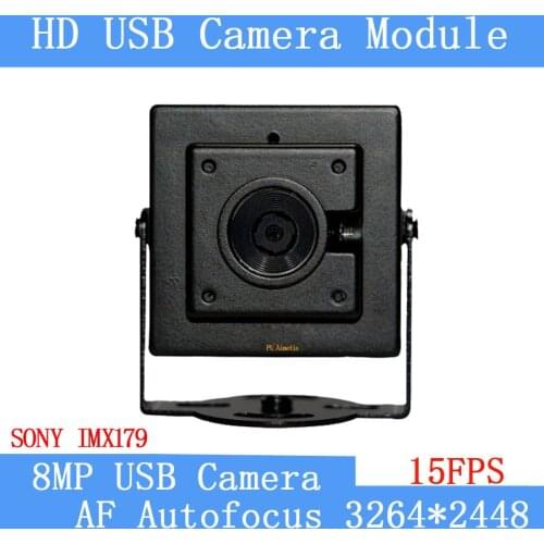 USB2.0 pure physical SONY IMX179 8MP CCTV HD Face Recognition Video conference SONY 4K 15FPS AF Autofocus High Speed USB Camera