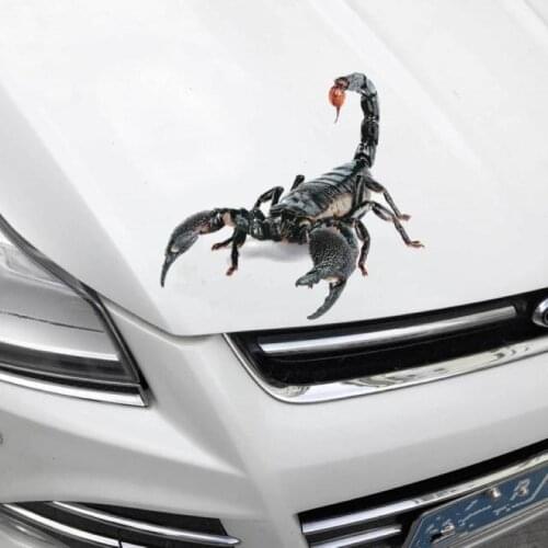 3D Car Sticker Animals Bumper Spider Gecko Scorpions For LADA Priora Sedan sport Kalina Granta Vesta X-Ray XRay For Hummer