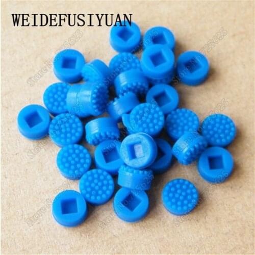 50pcs / lot Laptop Notebook Trackpoint Pointer Mouse Blue Stick Point Cap For DELL Laptop Keyboard Trackpoint Little Dot Cap