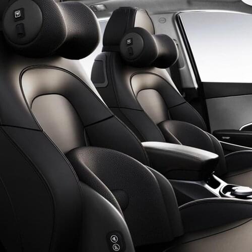 Car Massage Neck Support Pillow Car Seat Back Support Headrest Pillow Simulation Human Massage Car Back Travel Home Office