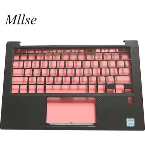 Free Shipping New Palmrest for Dell XPS13 XPS 13 9350 9360 Upper cover UK Keyboard Bezel 0MH93D MH93D