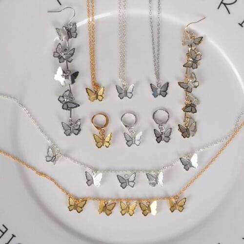 30Pcs/Lot Hollow Butterfly Pendant Charms Bracelet for Copper Brass Butterfly Necklace Earrings DIYJewelry Making Finding