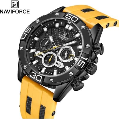 NAVIFORCE New Fashion Top Brand Watch For Men Luxury Quartz Waterproof Man Watch Military Sport Male Clock Relogio Masculino