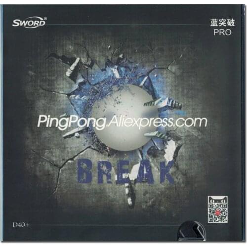 SWORD BREAK PRO Blue Sponge Table Tennis Rubber SWORD Blue Break Sponge Ping Pong Sponge