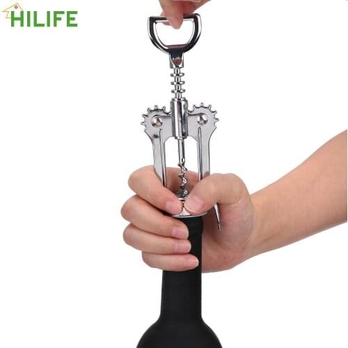 HILIFE Beer Cap Opener Kitchen Accessories Useful Corkscrew Bar Tool Wine Bottle Opener Metal Multifunctional Creative