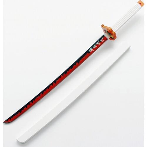 Rengoku Kyoujurou Cosplay Sword Anime Demon Slayer Kimetsu no Yaiba Costume Weapon Prop