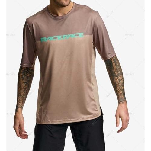 Downhill Jersey Mountain Bike RACE FACE Racing Motorcycle Cycling Crossmax Shirt Ciclismo Clothes MTB BMX quick drying Jersey