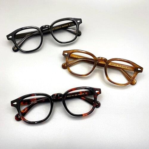 New Arrive Vintage Acetate Myopia Eyeglass Frame Lemtosh Hand Craft Women Men Classical Oval Style High Level Original Quality