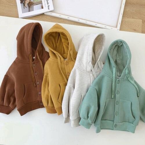 Autumn Kids Thick Cotton Hooded Jacket for Teenage Girls Long Warm Coat Winter Soft Fleece Toddler Girl Fall Clothes Outwear