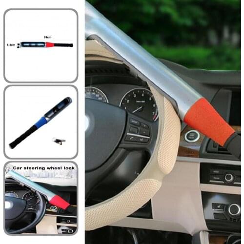 Steel Excellent Self-defense Steering Wheel Lock Portable Steering Wheel Locking Anti-theft for Vehicles