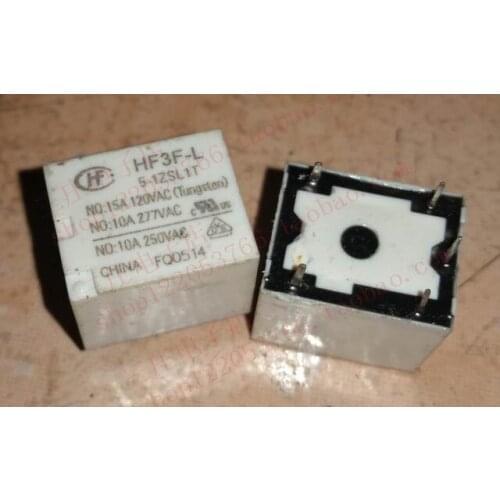 Relay HF3F-L 5-1ZSL1T T73-1C-5V-L1 single coil magnetic to maintain 10A
