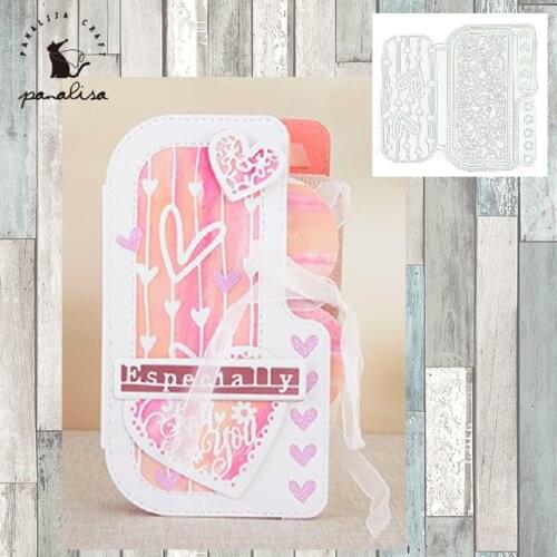 Panalisacraft Lace Book Page Metal Cutting Dies Craft Dies Scrapbooking Card Making Album Embossing Stencil Die Cut Decoration