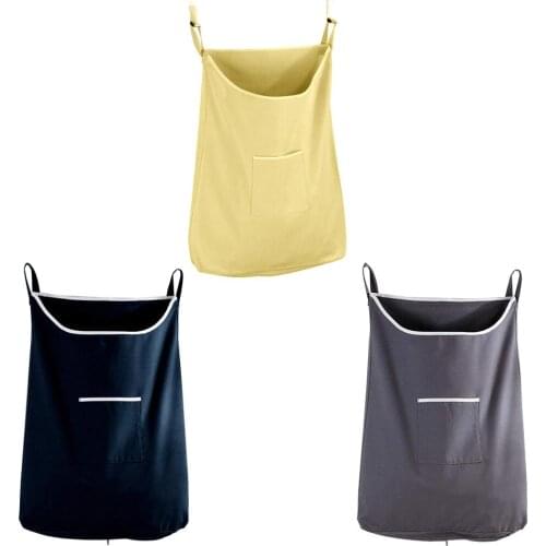 Foldable Large Capacity Dirty Clothes Bedclothes Storage Bag Square Mouth Oxford Storage Bag Laundry Bag Hanging Behind The Door