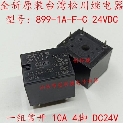 IN STOCK 899-1A-C-24VDC relay 899-1A-C 24VDC 8991AC 8991AC24VDC 24VDC DC24V 24V DIP4 10pcs/lot