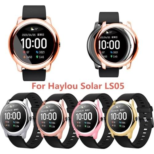 Screen Protector Case For Xiaomi Haylou Solar LS05 PC Hard Hollow Out Smart Watch Cover Protective Bumper Shell Watch Case NEW