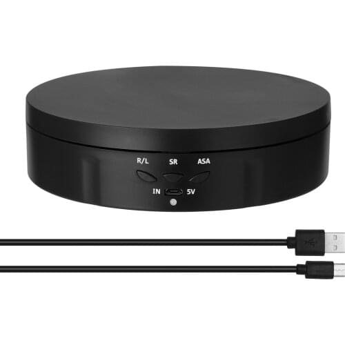 360 Degree Electric Rotating Turntable Display Stand for Video Photography Props Speed Adjustable Display Turntable