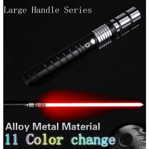 Lightsaber Toys Sword LED Light Saber Force FX Heavy Dueling Rechargeable Loud Sound High with FOC MetalHilt Christmas Gift