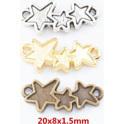 50 pcs Antique zinc alloy Samsung connector Charms Diy Jewelry Finding 7866
