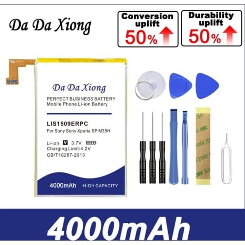 Da Da Xiong 3900mAh LIS1509ERPC Battery for Sony Xperia SP M35h HSPA LTE C5302 C5303 C5306 c530x