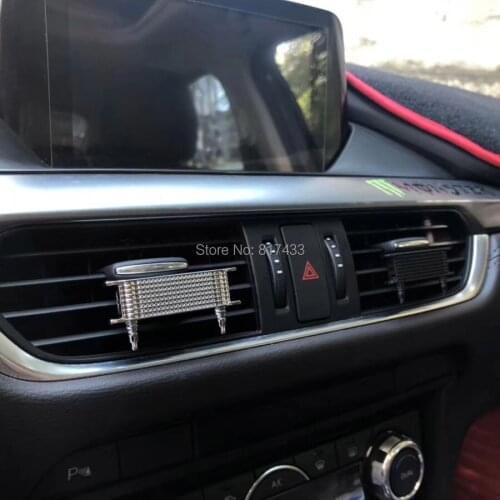 5PCS JDM Car metal intercooler Inter Cooler Air Freshener Air Outlet Vent Solid Perfume Clip