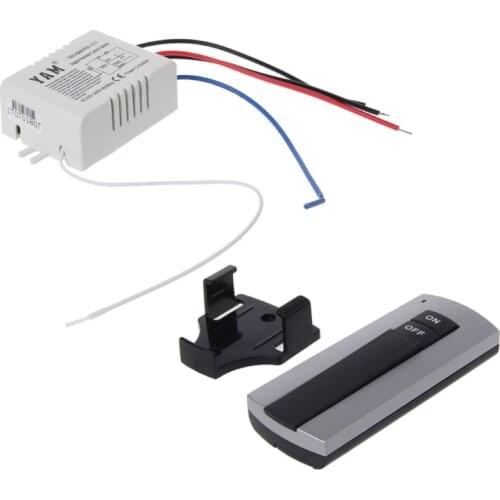 Wireless 1 Channel ON/OFF Lamp Remote Control Switch Receiver Transmitter