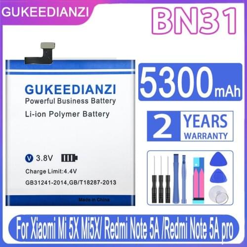 GUKEEDIANZI Xiaomi Mi 5X Phone Batteries