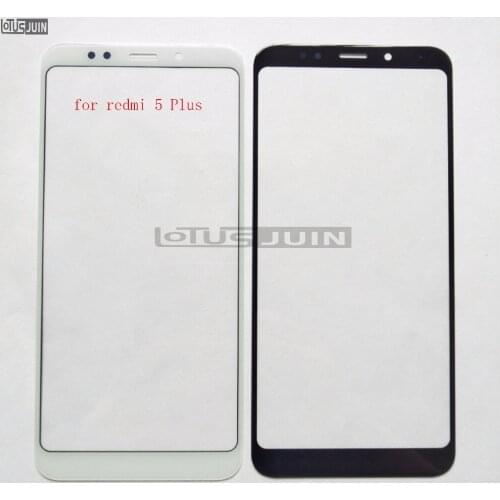 New Outer Top Screen Lens Front Glass For Xiaomi Redmi 5 Plus LCD Screen Replacement Touch Panel