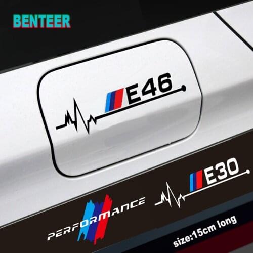 NEW E30 E34 E36 E39 E46 E60 E90 Car Fuel Tank Cap Cover Sticker For bmw 1 3 5 series m3 m5 120i 318i 320i 325i 520i 530i 528i