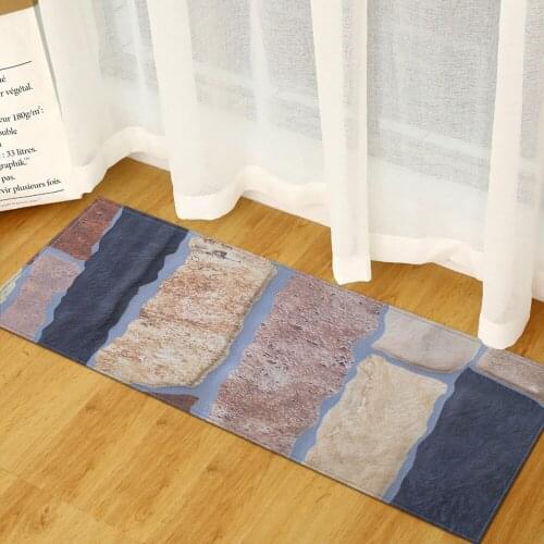 Simplicity Kitchen Rug Entrance Doormat Home Bedroom Tatami Decoration Carpet Hallway Balcony Bathroom Floor Anti-Slip Long Mat