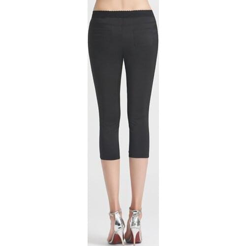 Silk Casual Pants Womens 2021 Spring New High Waist Slimming Thin Mulberry Silk Cropped Pants