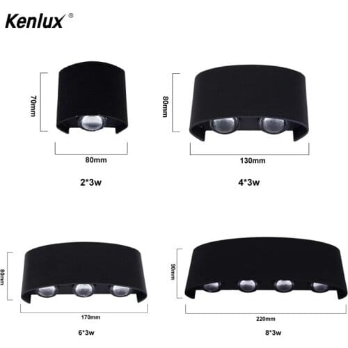 LED Wall Light Indoor Wall Lamp IP65 Aluminum 2W/4W/6W/8W LED Wall Lights Indoor Decorate Wall Sconce Living Room Bedroom Light