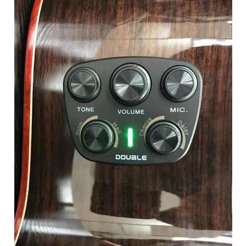 Double S1 same frequency vibration pickup black resonance technology pickups adjustable effect board beating function Reverb