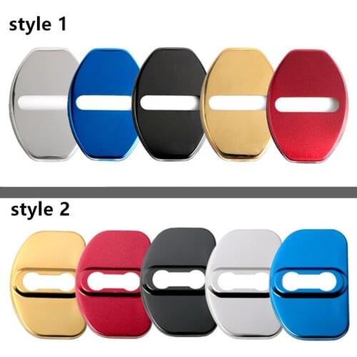 Car Styling Door Lock Cover Case For VW Volkswagen R Line Golf 7 Passat B5 B6 B7 MK4 MK6 MK7 RLine Accessories Car-Styling