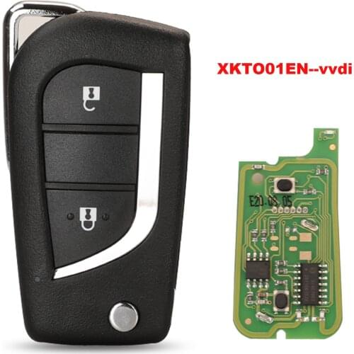 Xhorse jingyuqin XKTO01EN Universal Remote Key for Toyota 2 Buttons VVDI