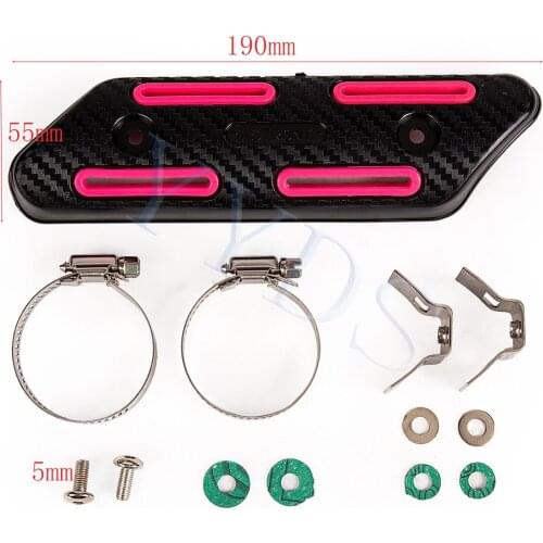 Exhaust Heat Shield Protector Anti-scalding Guard for KTM EXC SXF EXCF SMR SX XC XCF EXCW XCFW 250 125 300 350 400 450 525 530