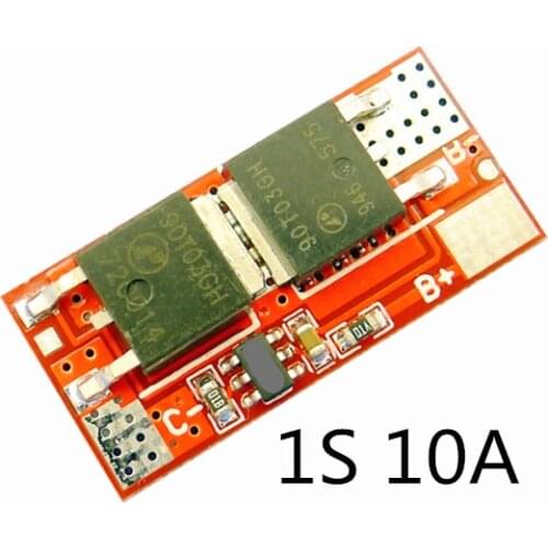 10A 1S 4.2V PCB PCM BMS Charger Charging Module 18650 Li-ion Lipo 1S 10A BMS Lithium Battery Protection Circuit Board