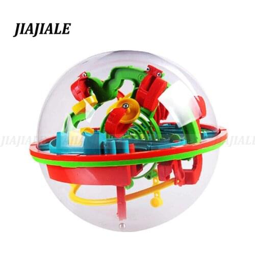 19.5CM 100 Steps 3D puzzle Ball Magic Intellect Ball educational toys Puzzle Balance IQ Logic Ability Game For Children adults
