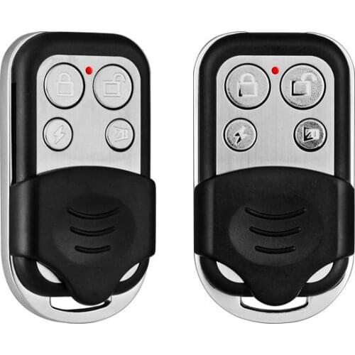 2pcs/Lot 433MHZ Wireless Remote Controller Metal Keychain for G18 G19 W2 W1 Home Security WIFI GSM Alarm System