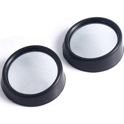2Pcs Car Blind Spot Mirror Rear View Mirror Small Round Mirror Auto Side 360 Wide Angle Round Convex MirrorProfessional Mirror